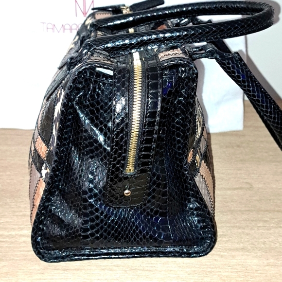 Tamara Mellon "Seductive Watersnake" Satchel - Picture 3 of 16